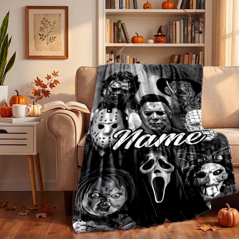 Terrorist killers Custom Flannel Blankets Soft Warm Cozy Throws for Home Decor Holiday Gifts