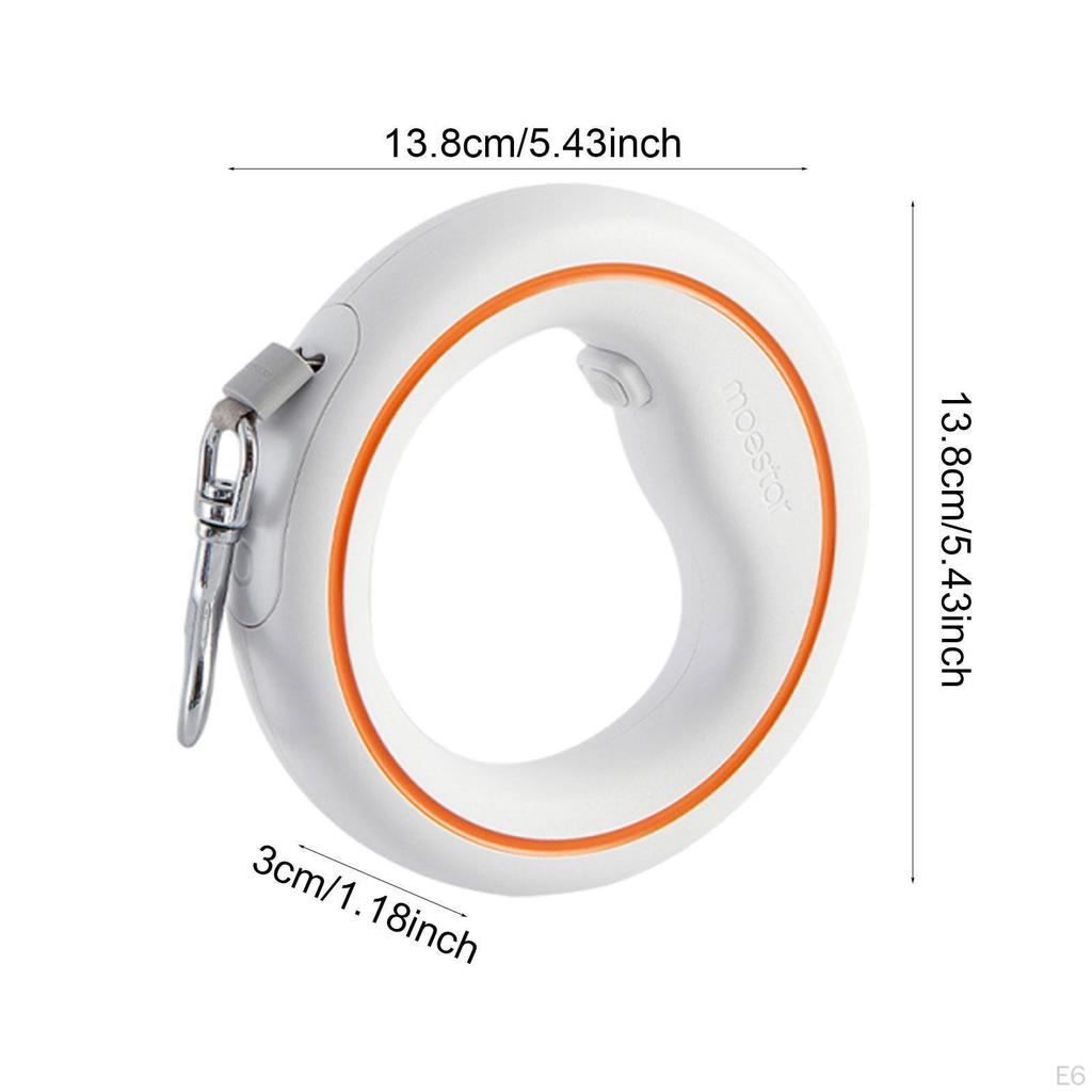 Practical Retractable Dog Leash, Wearable Traction Rope, Ergonomic 360° for Medium Small Dogs