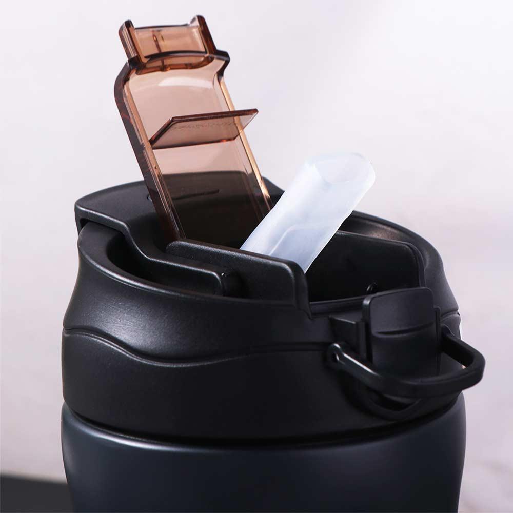 Creative Bouncing Coffee Cup 600ML Thermos Tumbler Durable Coffee Thermal Mug Office