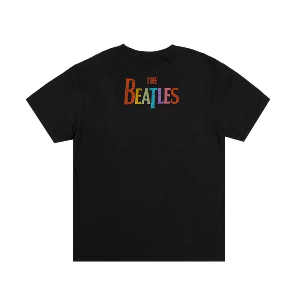 2026 The Beatles Rock Band T-Shirt Come Together Black T-Shirt Summer Cotton Men's T-Shirt  Clothing Tee Y2k Woman