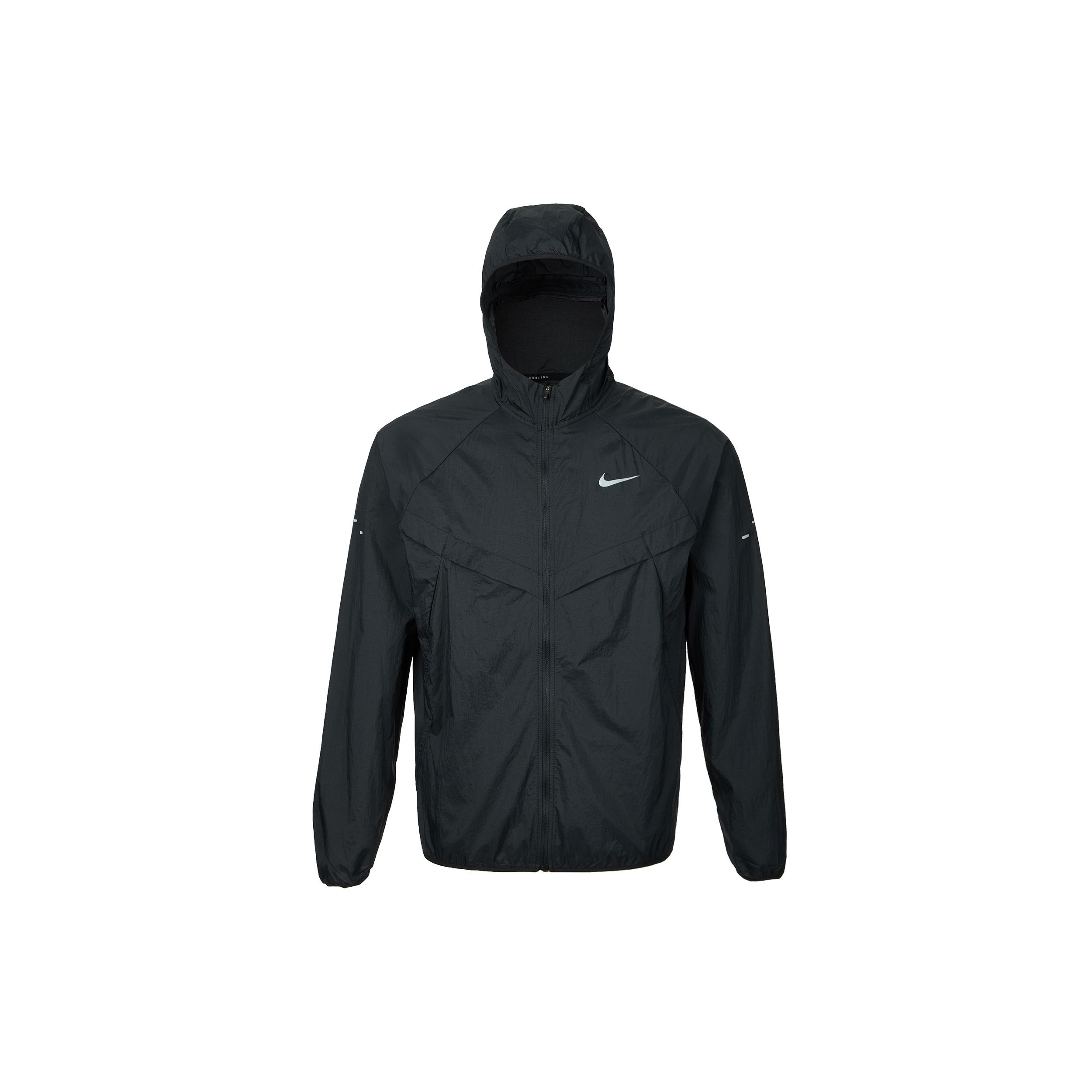 Nike Stride Repel UV Running Jacket  Black  Men s HV4549-010 L