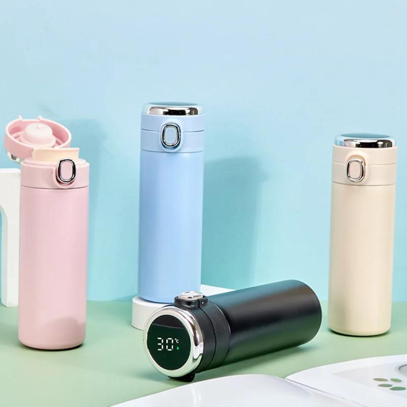 420ml Stainless Steel Thermos Bottle Smart LED Temperature Display Leak-proof Vacuum Flask Thermal Mug Insulated Tumbler High Quality