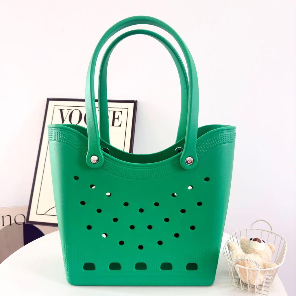 Bolso Tote de Playa Impermeable EVA - Bolso de Hombro de Gran Capacidad para Viajes y Almacenamiento