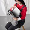 Rootote Rugzakstijl Waterafstotende Lichtgewicht Tote Bag voor Dames, SN. Theo. Licht Waterafstotend-G 3630 (01 Zwart)