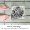 Floor Drain Filter Stainless Steel Round Drainage Shower Strainer Mesh Piece Anti Blocking(82mm )