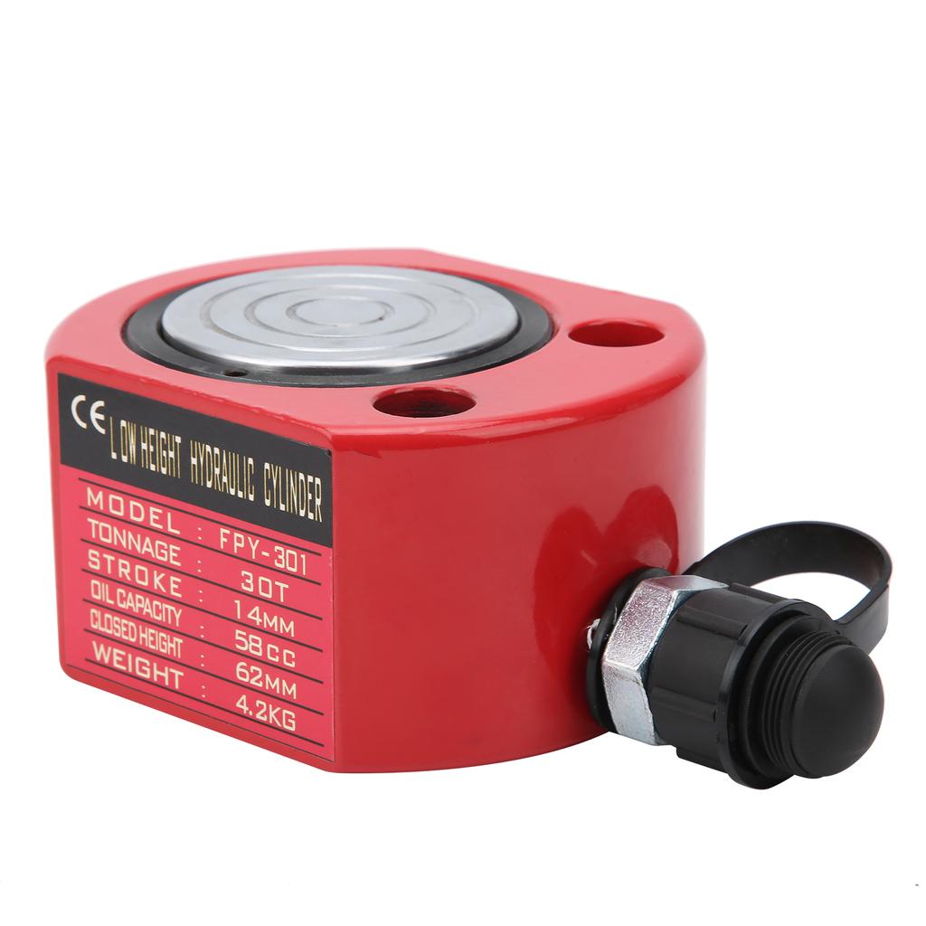 Ultra Thin Hydraulic Cylinder 30T 45# Steel Separate Hollow Hole Industrial Tool FPY?301