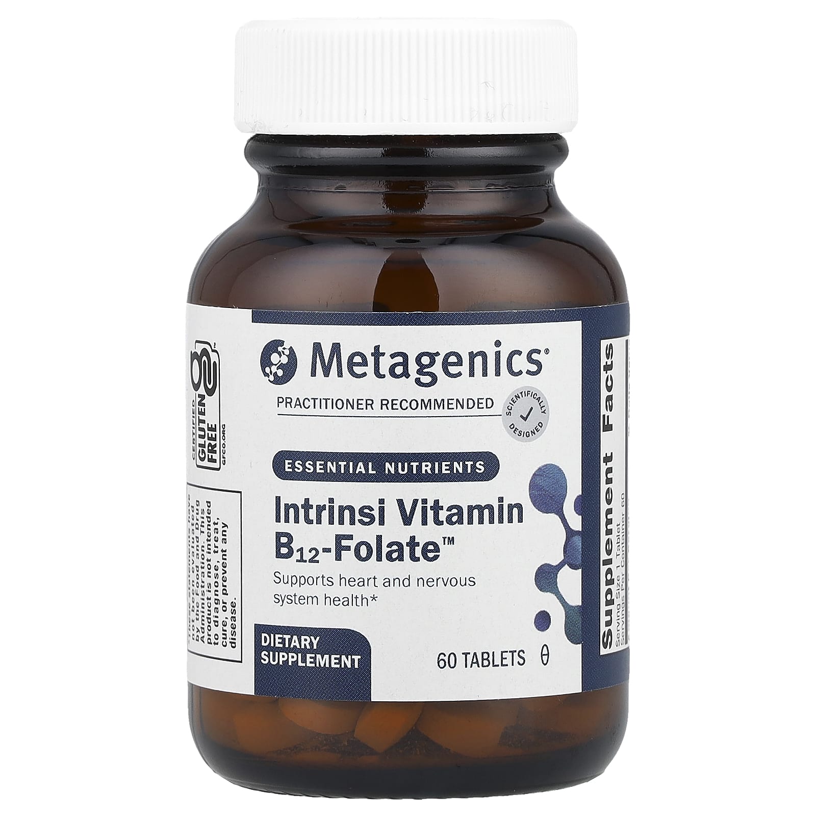 

Intrinsi Vitamin B12-Folate™, 60 Tablets