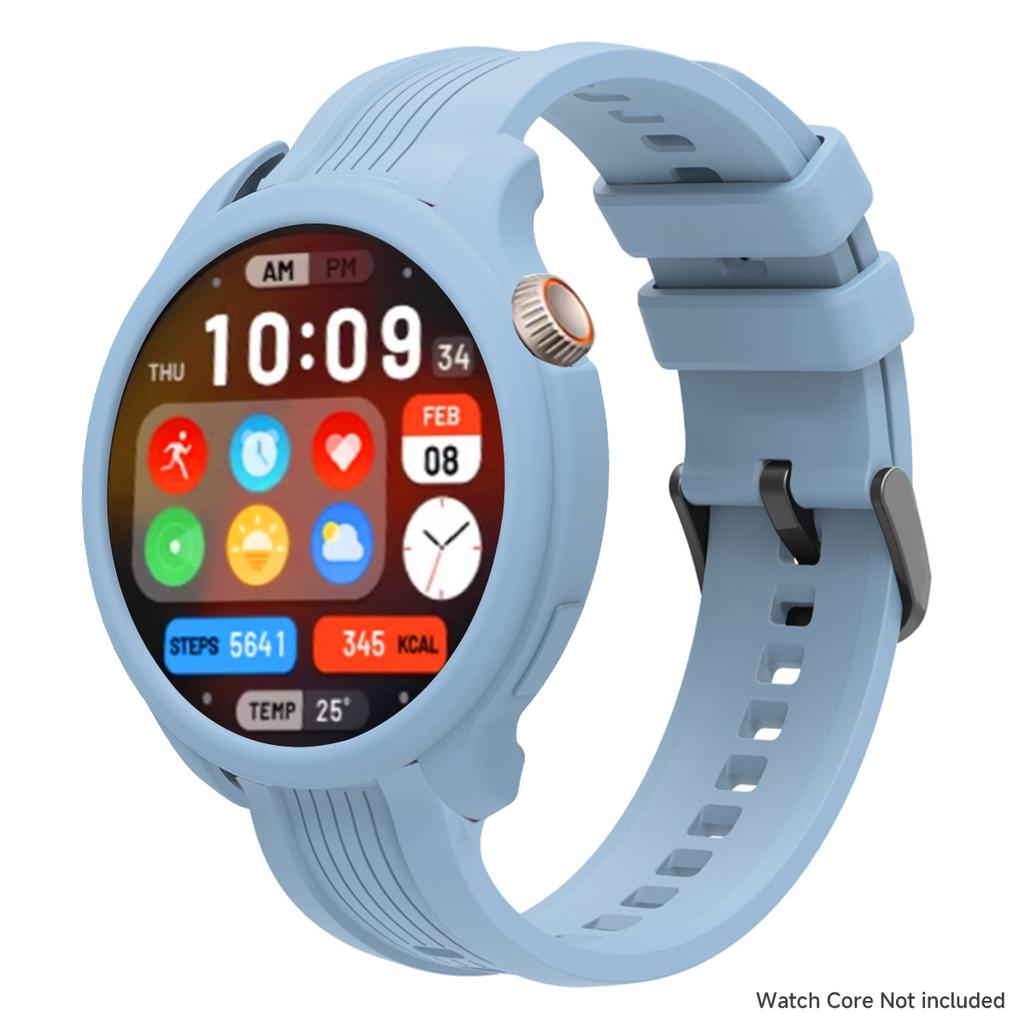 Silikonarmband+Hülle Für Amazfit Balance Verstellbares Sportarmband Smartwatch Anti-Fall Kratzfestes Armband Uhrengehäuse Set Zubehör