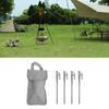 Outdoor Campings Stake Campings Anchors Peg Stainless Steels Tent Stake Replacement Yard Lawns Peg with Bag Enduring