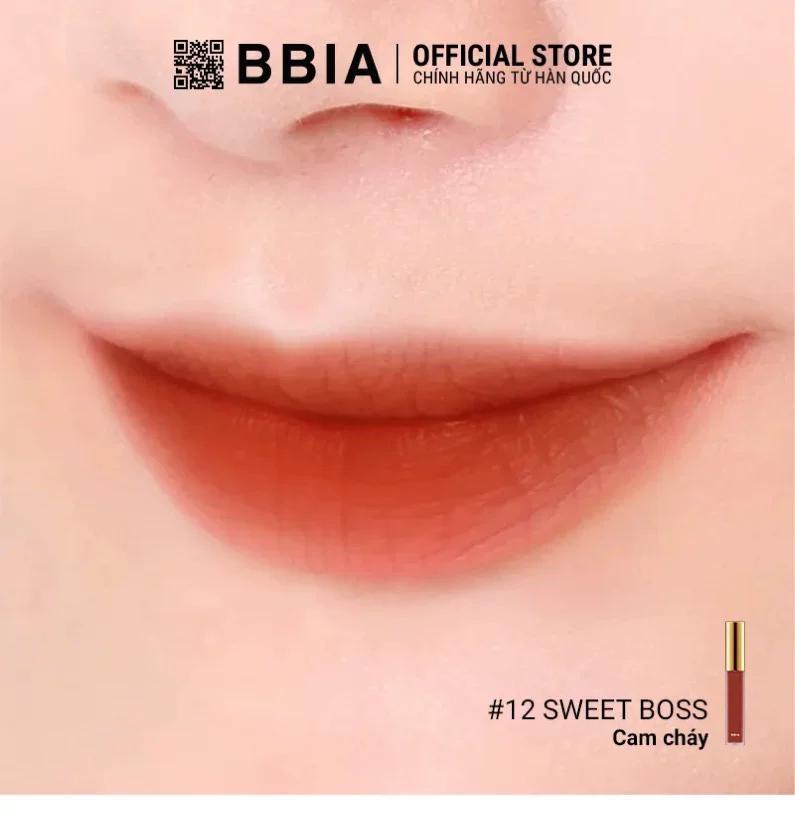 South Korea Genuine Goods BBiA Velvet Long Tube Velvet Matte Lip Lacquer Velvet Matte Matte Finish Lipstick Classy Color