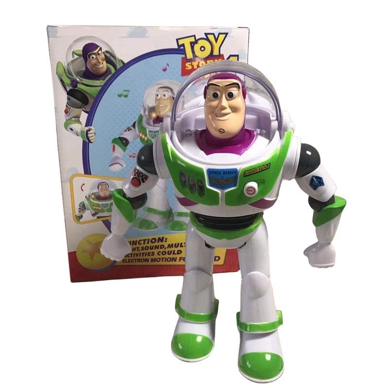 Interactive Buzz Lightyear Toy Story 4 Action Figure With Sound And Walking Features