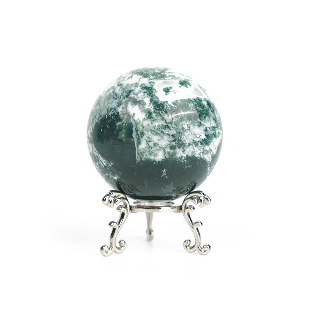 Cross-border Natural Crystal Ball with Multi-Gem Raw Stone Polished for Home Office Feng Shui Decor.