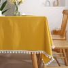 Solid Color Tablecloth Cotton And Linen Fabric Rectangular Dining Table Coffee Table Tablecloth Simple Table Mat Coffee Table Cloth Cover Towel