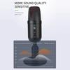 360 Degrees Rotatable Cardioid Streaming Mic Gain Control Microphone  for PC