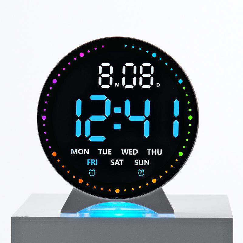 New LED Electronic Alarm Clock Multi-function Clock Digital Bedside Electronic Clock with Night Light