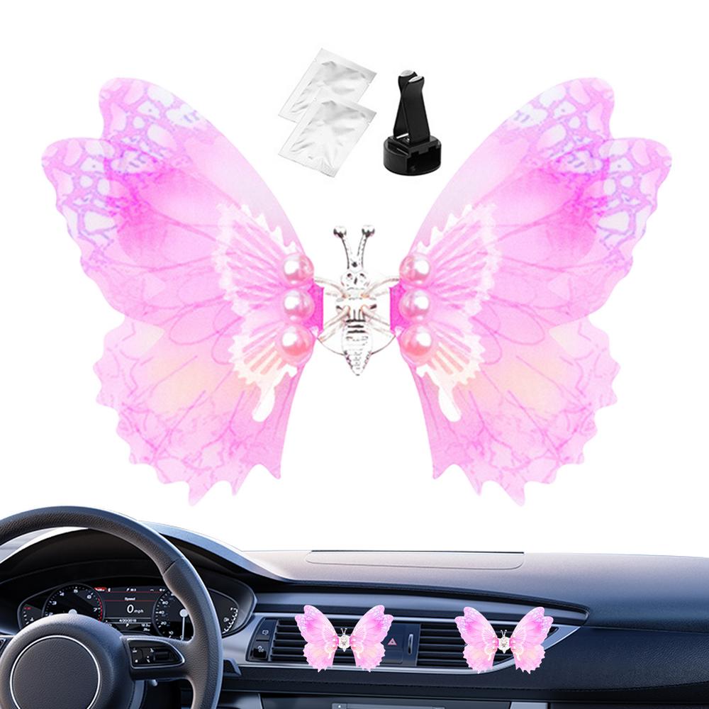 

Ароматизатор для автомобиля, зажим для вентиляционного отверстия, диффузор для ароматерапии и ароматизатор, стильное украшение в форме бабочки, стойкий аромат для автомобиля