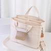 Korean Instagram Mommy Bag Fashionable Multi Functional Mother And Baby One Shoulder Crossbody Bag Canvas Baby Carriage Tote Bag