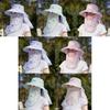 Outdoor Sun Protection Hat With Shoulder Cover For Women Summer Uv Blocker Lightweight Polyester