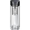 Thermos Стеклянная бутылка для чая и воды с двойными стенками и инфузером, 400 мл