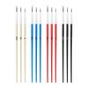 30Pieces Fine Tip Painting Detail Brushes With Nylon Tips Plastic Handle Art Supplies For Kids Adults Craft Projects