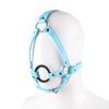 VaHppy SM-BDSM-Sexspielzeug, Gesichtsmasken, Spiele für schwule Paare, Bondage, Cosplay, Öffnung, Sabbern, Fellatio, PU-Ring, 5 cm, Produkte für Erwachsene