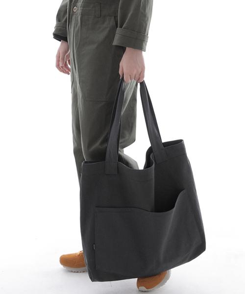 Saintcrew Pentagon Pocket Big Size Eco Bag Pp-108 Charcoal