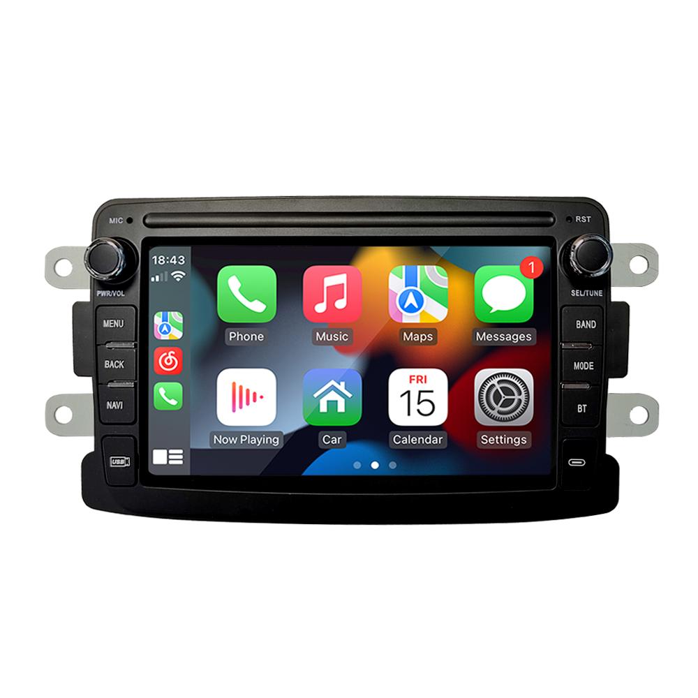Unitate de cap Android Auto Radio pentru Renault Dacia Duster Logan 2 Sandero Lodgy Lada Xray Captur Dokker Multimedia Video Player Navigare GPS Carplay