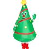 Lalapala Christmas Christmas Tree Cosplay Funny Inflatable Adult Cute Santa Costume with Inflatable Christmas Perfect for Cultural School Christmas