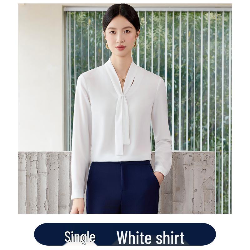 Women's Professional Suit Set: Formal Workwear for Spring and Autumn - High-End Pantsuit for Hotel Sales Managers