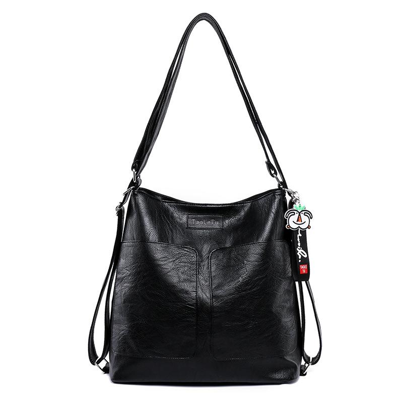 Crossbody Bag Women's Retro Student Shoulder Bag Women's Summer New Large-capacity Dual-purpose Tote Bag