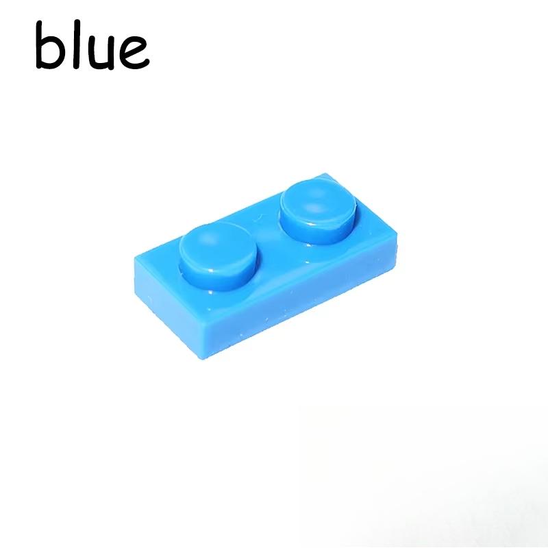 100 / 200PCS 3023 Thin Plate 1x2 Dots 1 2 DO-IT-YOURSELF Building Blocks Figures Blocks MY OWN CREATION Assemble Particles Learning Imaginative Toy