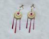 Touken Ranbu Izuminokami Kanesada-style earrings, costume accessory