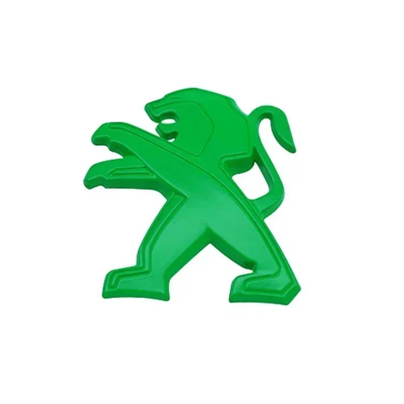 Bilklistremerke 2025 Varmt For Peugeot 308 307 207 407 408 206 406 507 508 2008 5008 3008 107 7.1x8.1cm Metalllegering Bil Bakluke Emblem