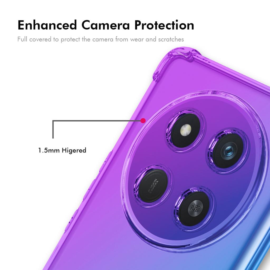 Für Honor X9c 5G/Honor Magic7 Lite 5G/Honor X60 Pro 5G TPU-Hülle ENKAY Verdickte Vier-Ecken-Sturzsichere Handy-Rückabdeckung