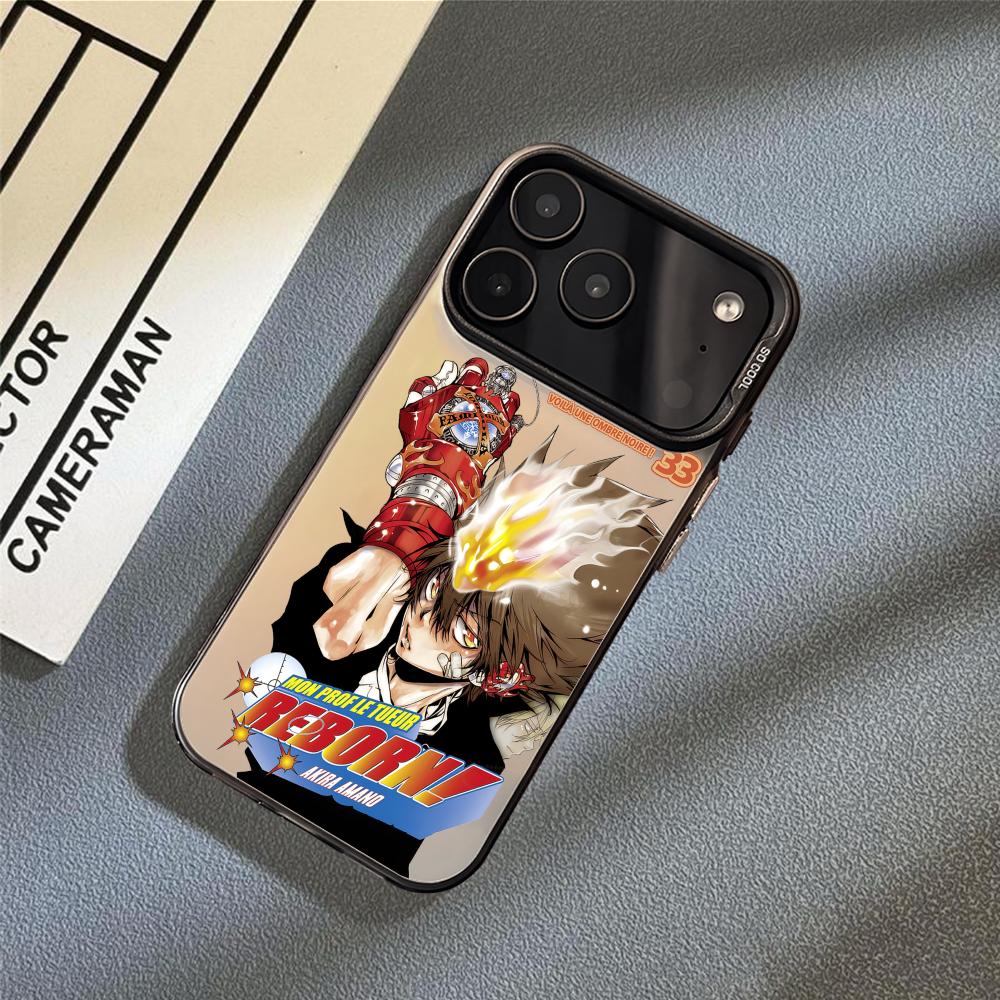 Anime R-Reborn Phone Case For iPhone 17 16 15 14 13 12 11 Pro Max Air Matte Laser Aurora Shockproof Funda