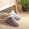 IKEHIKO Corporation Note Room Size M Heights Up To Ankle Shoes, (for 25cm), Gray, Simple, Smooth, Slippers, #7321739