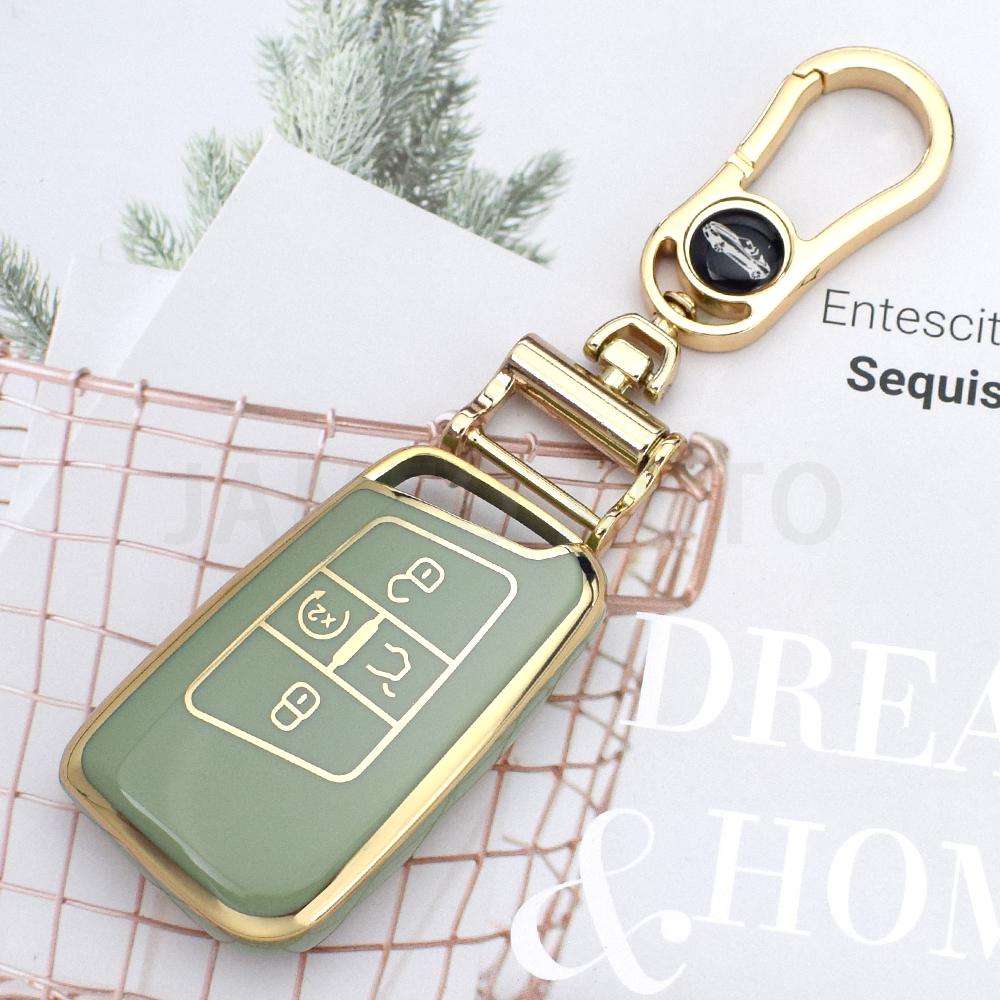 Key Case Fob for VW Golf Polo Tiguan Atlas for Skoda Superb Kodiaq Octavia Karoq for SEAT Ateca Leon 5 Buttons Cover Key Chains