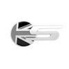 3D Metal S R Logo Car Sticker Side Fender Rear Trunk Emblem Badge Decals for  X-TYPE F-TYPE XE XF XJ XJR XFR Accessories