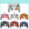 Controle Gamecube Ngc Gamepad Com Fio Em Design Elegante Preto e Branco Para Entusiastas de Jogos