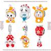 Eco-friendly Copper Cartoon Fairy Tale Pendant Beaded Bracelet Necklace DIY Loose Beads Accessory