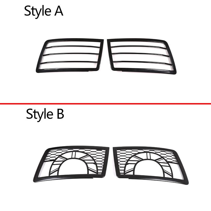 Car Headlight Lampshade Protection Net Stainless Steel Cover Accessories Car Modification For Land Rover Defender 110 2020-2022