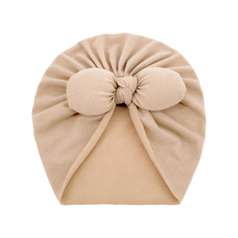 Bow New Baby Imitation Cotton Windshield Hat Children's Thermal Hat Cute Baby Hat Dome