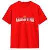 Unisex Tshirts Argentina Flag Creative Cotton Tee Shirt Short Sleeve T Shirt Crew Neck Clothes Plus Size