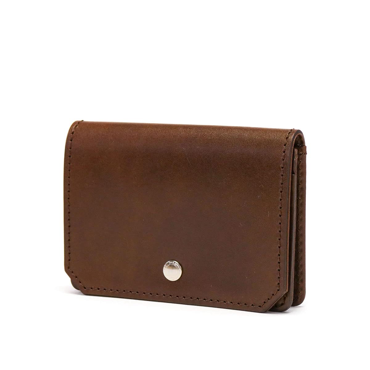 

Assob Antique Leather Wallet Series Leather Card Case, 041903, Chocolate/23