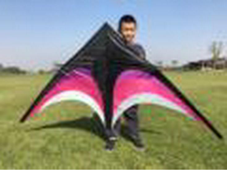 Great Plains Extra Large Rainbow Kite for Kids - Excellent Flying Cartoon Design