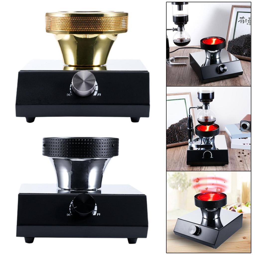 Coffee Maker Heater Electric Halogen Beam Siphon Heating Stove Stainless Steel