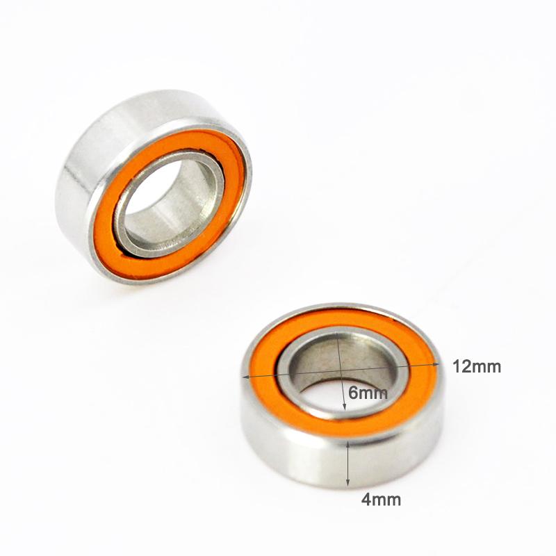 10pcs Hybrid Ceramic Bearing Stainless casting Spinning Fishing Reels 4x10x4mm 5x8x2.5 6x12x4 8x12x3.5 mm Mini Ball Bearings