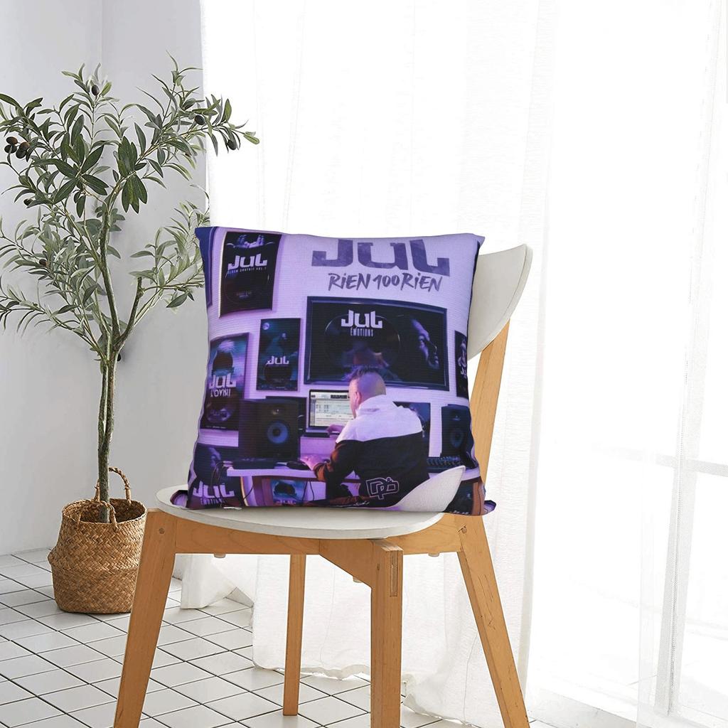 Rapper Music JUL  Pillowcases  Vintage Pillow Case For Chair Sofa Home Decor Comfy Pillow Cover