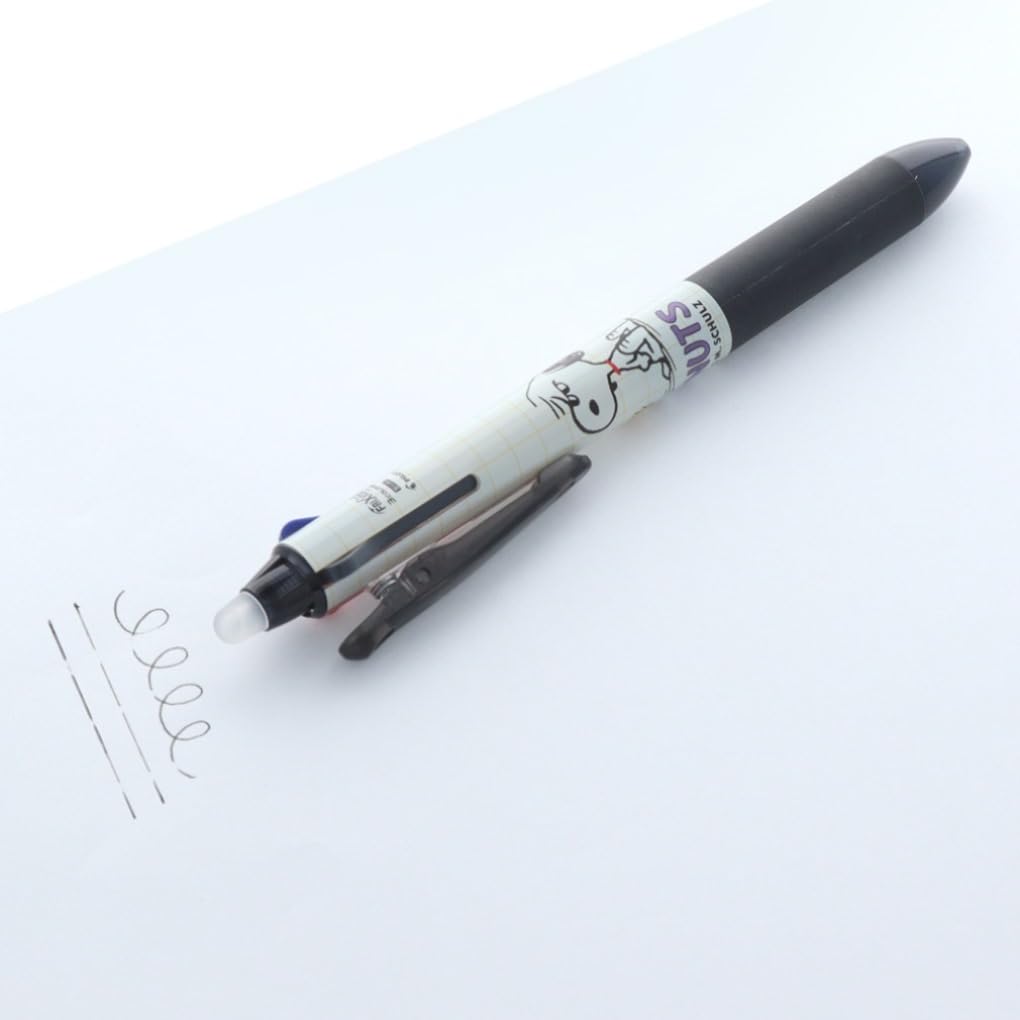 Sunstar Stationery Snoopy Multicolor Pen Frixion Ball 3 Slim Black S4654579