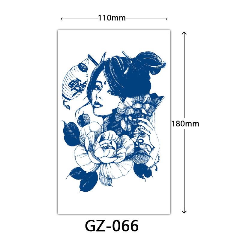 Herbal Juice Tattoo Stickers, Semi-Permanent Tattoo Stickers, Sweatproof, Lasting Tattoo Stickers